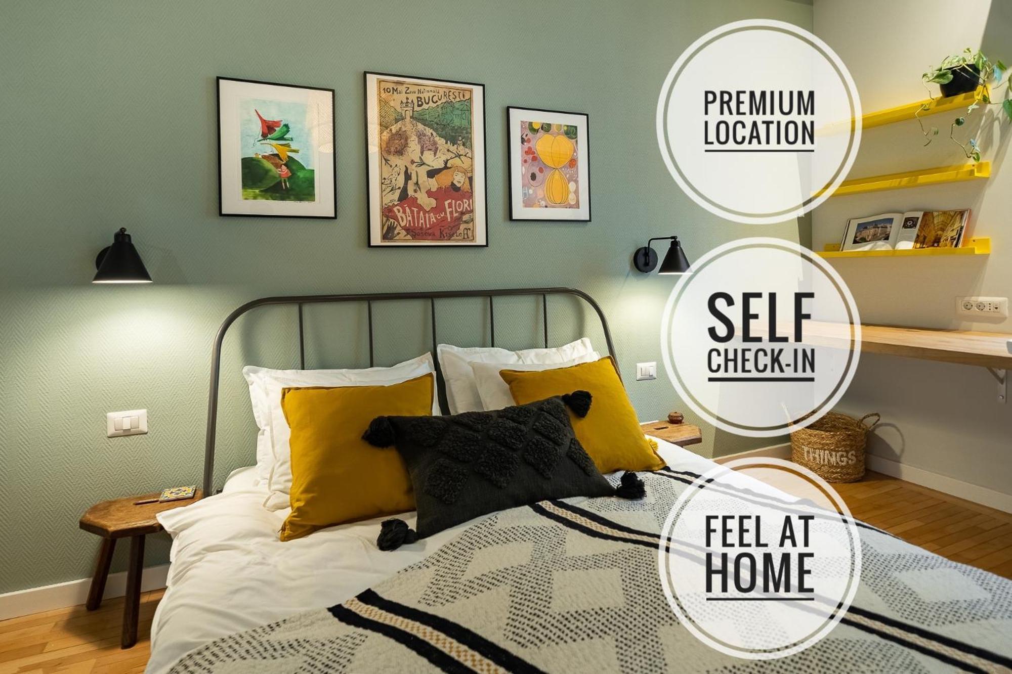 Bohemian Apartment In Old Town - Self Check-In Bucureşti Eksteriør bilde